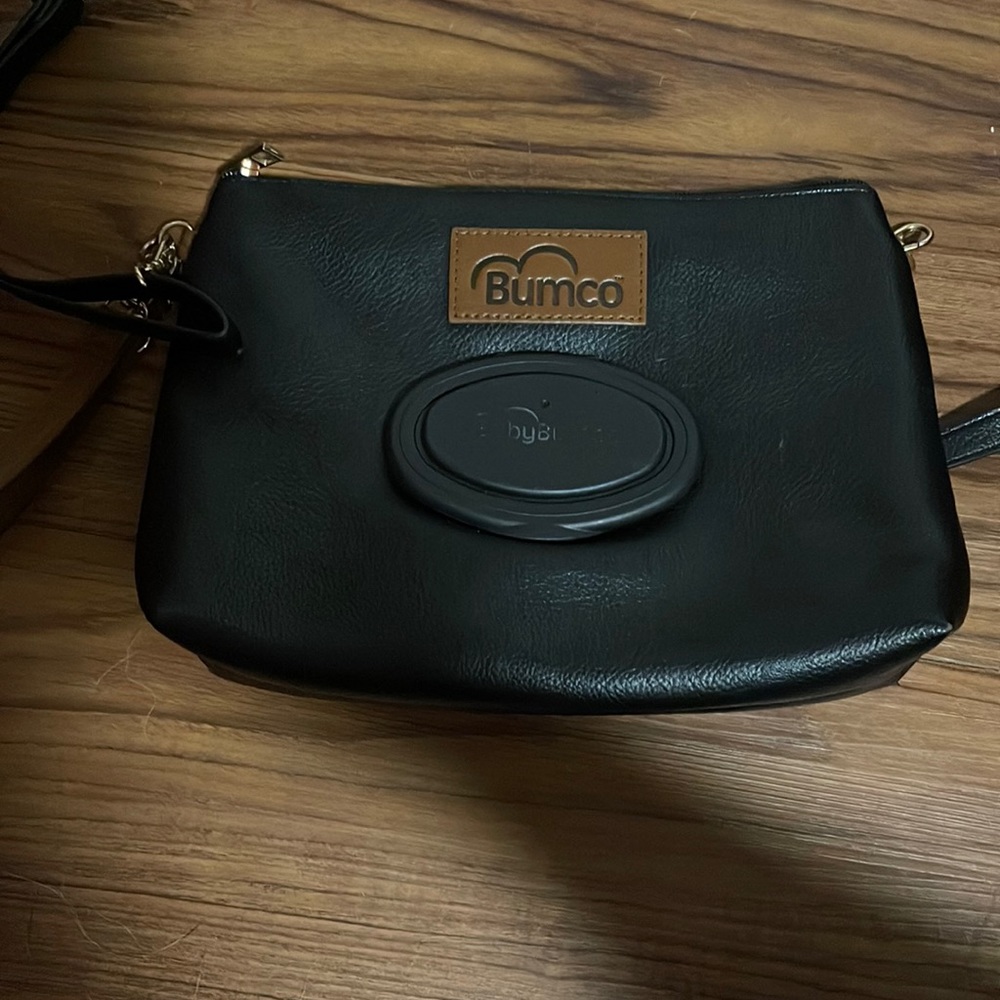 Baby Bumco Crossbody Diaper Clutch Bag -Vegan Leather